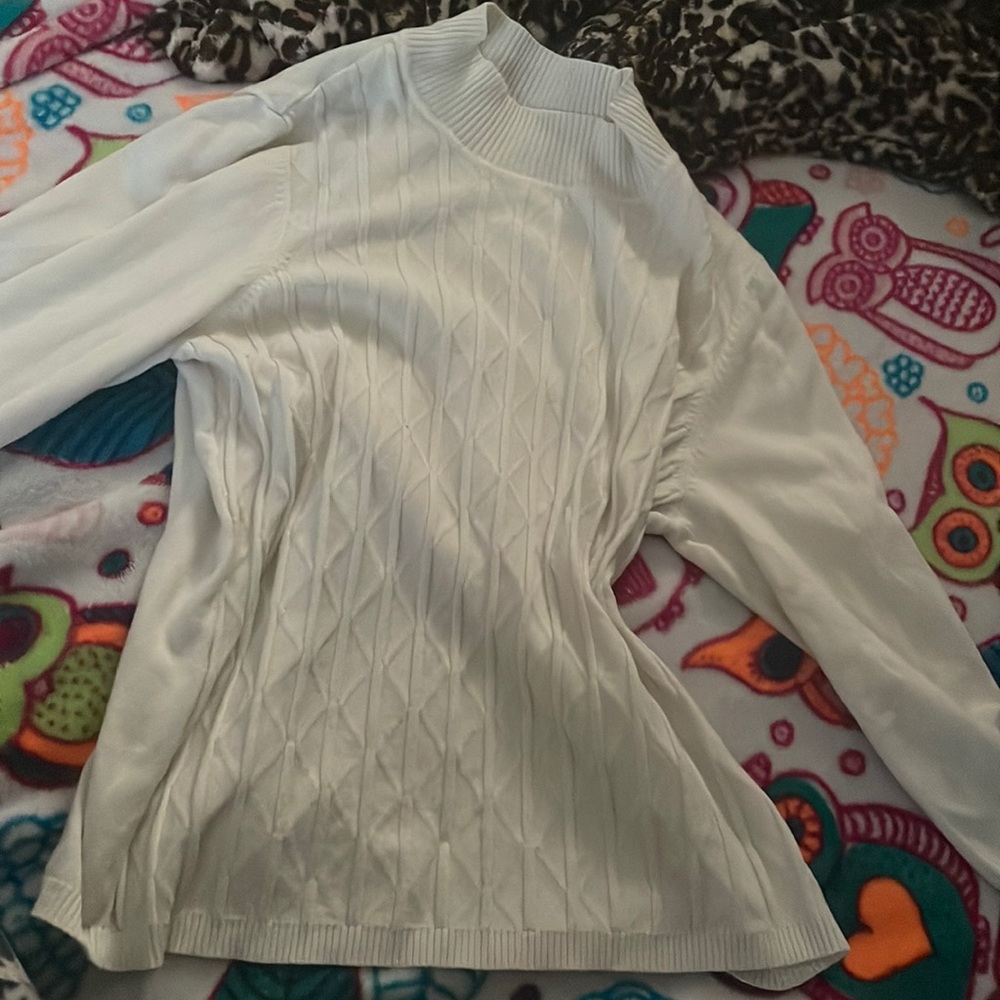 A comfy winter coquette aesthetic top